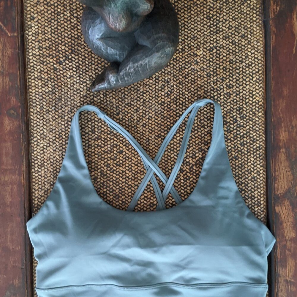 Magnolia Athletica FitLift High Impact Criss-Cross Sports Bra JADE NEW